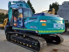 사용 된 Kobelco SK210 발굴기 재고 현장 판매 좋은 상태에서 판매