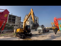 사용된 Sany SY135C 발굴기 원본 13.5톤 크롤러 발굴기 좋은 상태